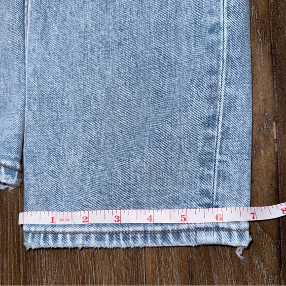 Abercrombie & Fitch The Ankle Straight Ultra High Rise Jean Size 24 Long blue - Picture 10 of 12